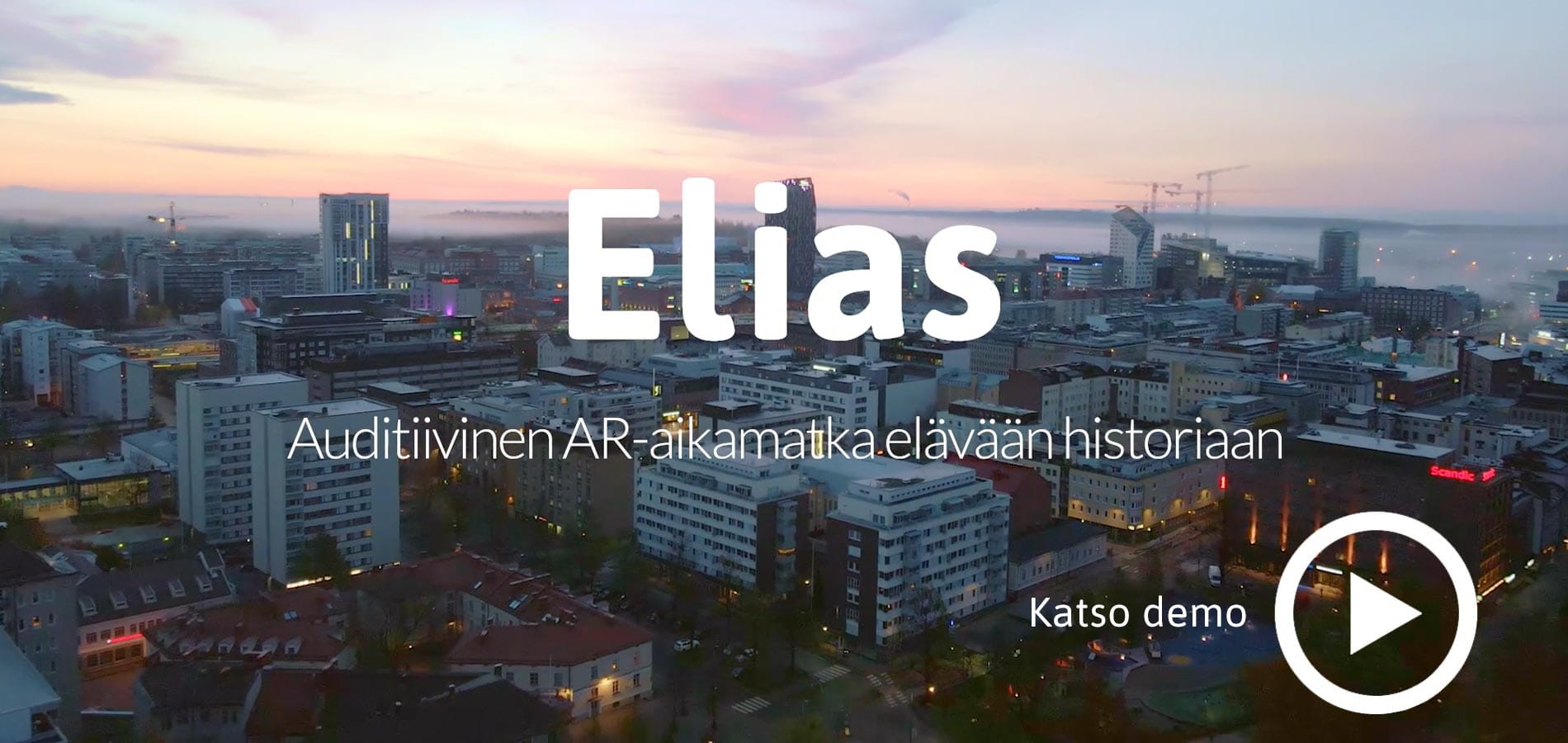 Elias – auditiivinen aikamatka elävään historiaan - kaupunkioppaan demovideo